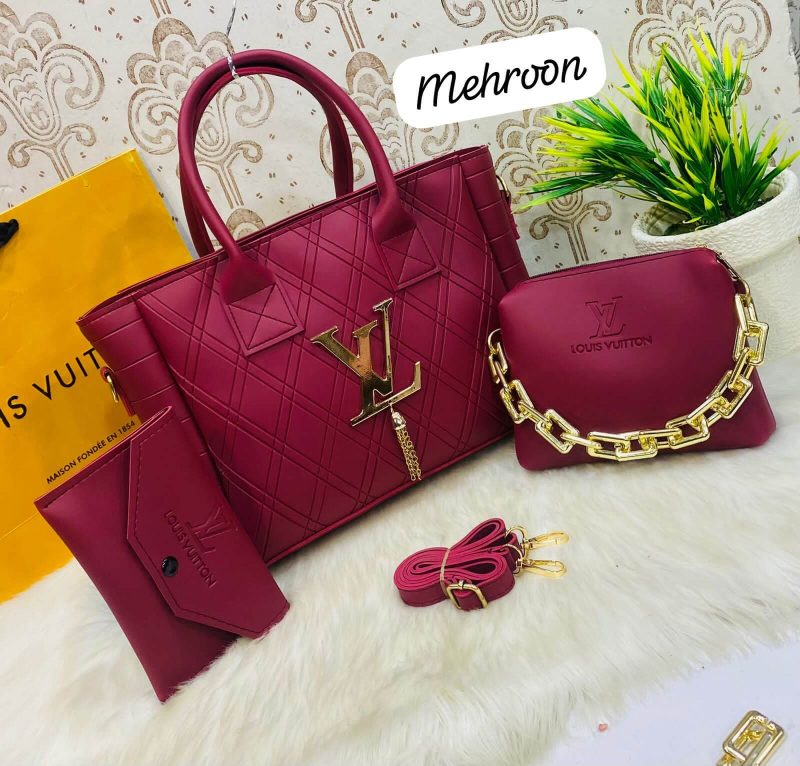 LV Luxury 3 Piece Bag - Image 11