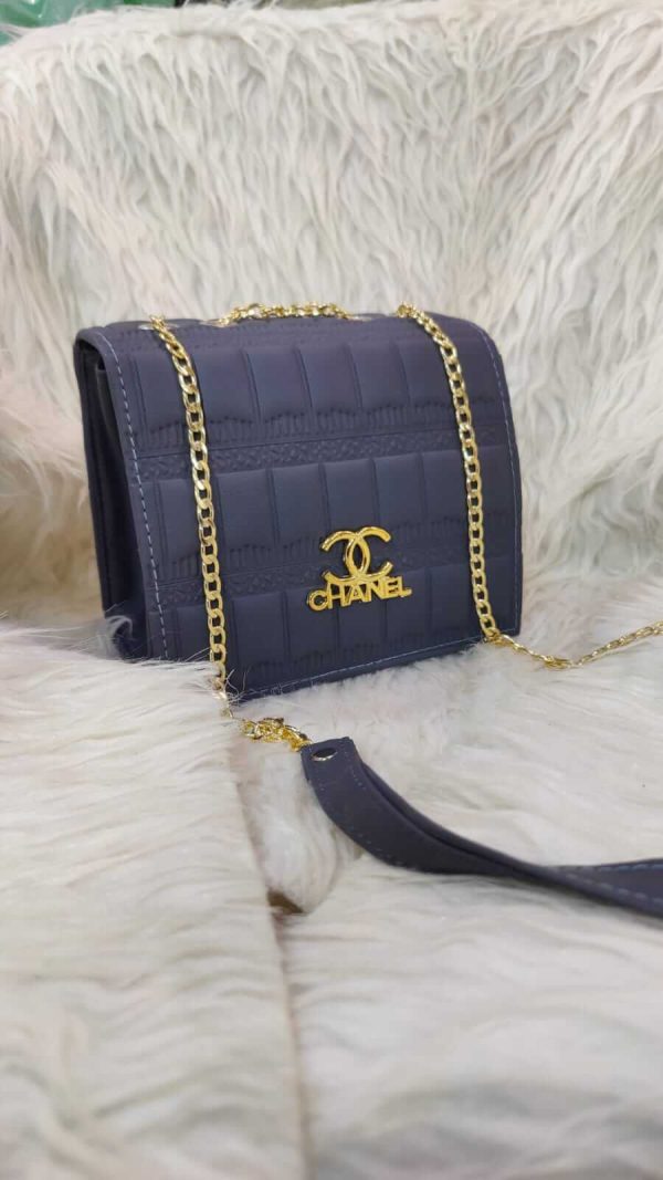 Chanel Supreme Quality Cross Body Bag Half Chain & Half Belt Bag Soft Leather Material Online In Pakistan