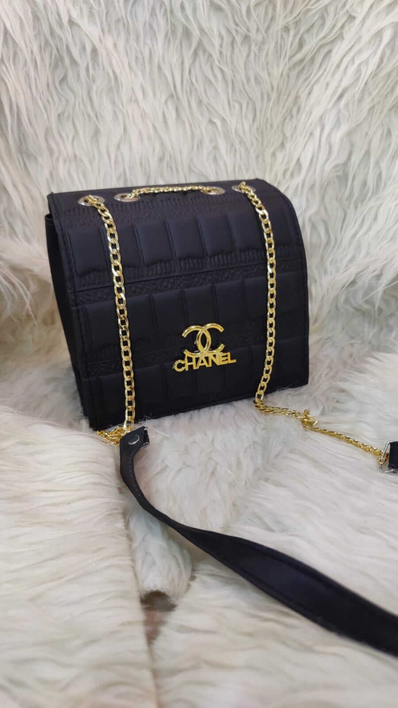 Chanel Supreme Quality Cross Body Bag Half Chain & Half Belt Bag Soft Leather Material Online In Pakistan